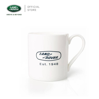 LAND ROVER HERITAGE LOGO MUG - WHITE