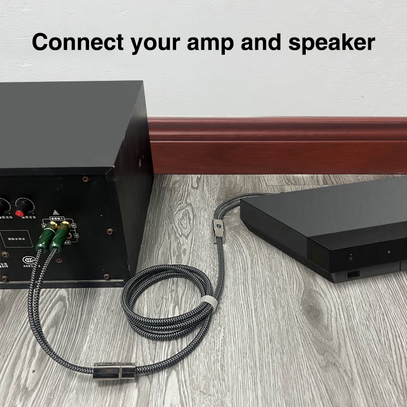 Golley LION Hifi Flagship Series 2RCA to 2RCA สายสัญญาณเสียง 6N ชุบเงิน สําหรับเครื่องขยายเสียง CD ลําโพง AV อะนาล็อก ซาวด์การ์ด เครื่องเล่นบลูเรย์