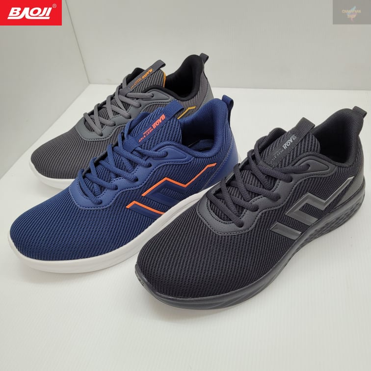 BAOJI ของแท้ 100% รองเท้าผ้าใบชาย รุ่น BJM638 สีดำ/สีกรม/สีเทา SIZE 41-45