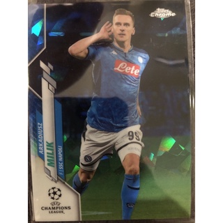 2019-20 Topps Chrome Sapphire Edition UEFA Champions League Soccer Napoli