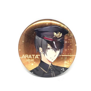 Tsukiuta The Animation Udiki Arata Metalic Can Badge เข็มกลัด งานลิขสิทธิ์ Tsukiani แท้จากญี่ปุ่น