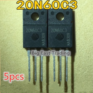 Spa20N60C3 20N60C3 ใหม่ TO-220F 650V 20.7A คุณภาพสูง 5 ชิ้น