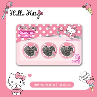 Siripatcha ฝอยขัดทำความสะอาด 1แพ็ค3ชิ้น ฝอยขัดหม้อ Hello Kitty  KT162