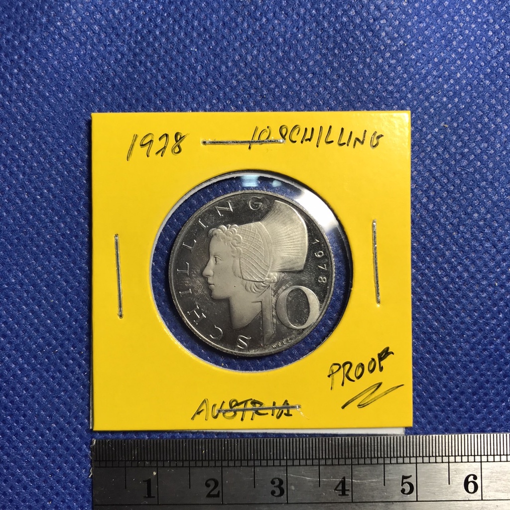 Special Lot No.60257 ปี1978 ออสเตรีย 10 SCHILLING เหรียญสะสม เหรียญต่างประเทศ เหรียญเก่า หายาก ราคาถูก