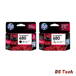 HP 680 Original Ink Black / Color ของแท้