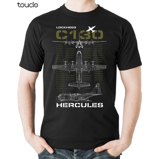 เสื้อยืด ลายธีมการบิน Lockheed C-130 Hercules สภาพสินค้า: ใหม่ พร้อมป้ายแท็ก