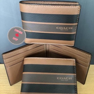 🍃COACH F75386 SLIM BILLFOLD WALLET