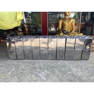 ตู้บริจาค ตู้รับเงินทำบุญ สแตนเลส | กล่องใส่ของ | แข็งแรง ไม่เป็นสนิม | สำหรับวัด ศูนย์ปฏิบัติธรรม