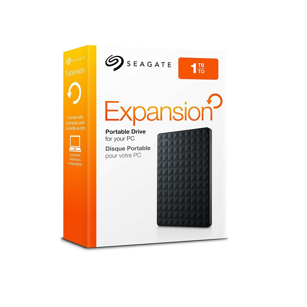 Seagate Expansion USB 3.0 Portable External Hard Disk HDD Hard Drive (4TB/2TB/1.5TB/1TB) (Free Soft Pouch)