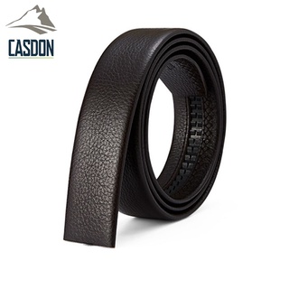 ❄CASDON-สายเข็มขัดหนังวัวแท้ สายเข็มขัดหนังวัวนิ่มสองด้าน เกรดพรีเมียม เข็มขัดหนังแท้ 100% รับประกันคุณภาพ รุ่น FY-000 (