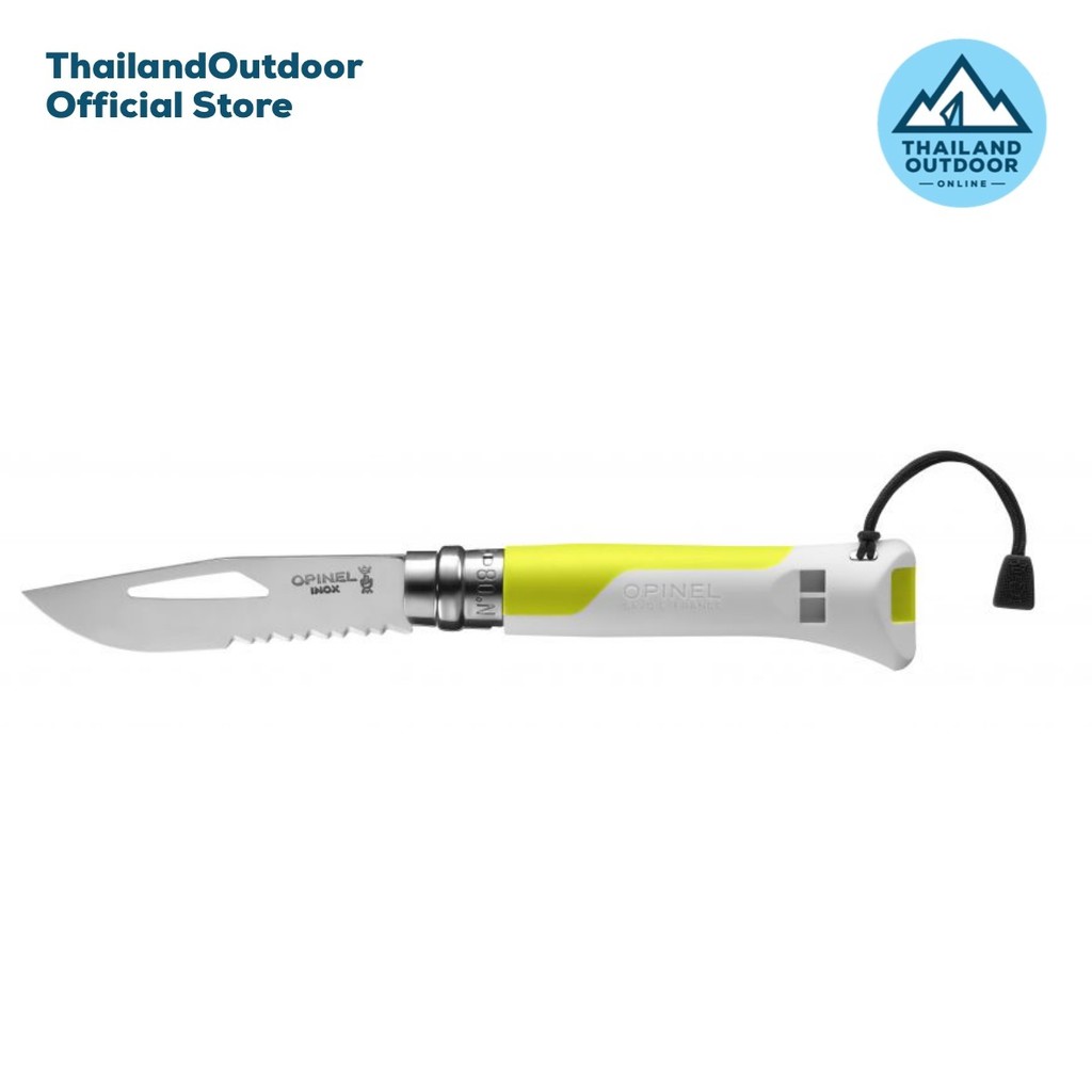 Opinel มีด แค้มปิ้ง เดินป่า มีดพก มีดพับ รุ่น No.08 OUTDOOR