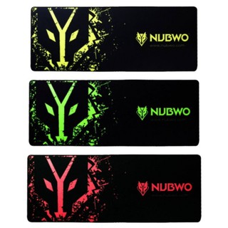 แผ่นรองเม้าเกมมิ้งอย่างดีขนาดใหญ่ GAMING MOUSE PAD Nubwo ขนาด80cm*30cm มี3สี