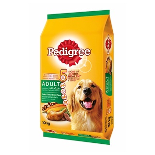 เพดดิกรี อาหารสุนัขโต รสไก่และตับย่าง 10 กิโลกรัม อาหารสุนัข PEDIGREE ADULT CHICK+LIVER 10KG*1