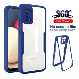 360 Full Body Protection Case For Oppo A74 A95 A93 A54 A53 A32 A92S A94 A54 5G F19 Pro Reno 4 Z Bumper Soft Silicone Transparent Back Cover Camera Lens Protection Shockproof Armor Casing