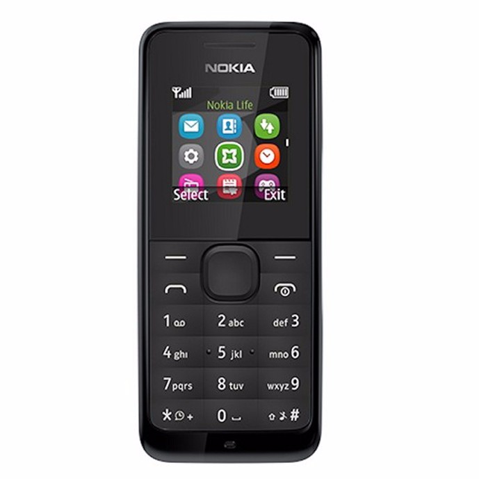 โทรศัพท์มือถือโนเกีย  ปุ่มกด NOKIA 105 ( สีดำ ) 3G/4G รุ่นใหม่ 2020