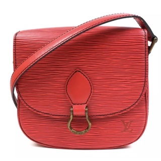 LOUIS VUITTON Shoulder Bag Mini Saint Cloud Epi Castilian Red