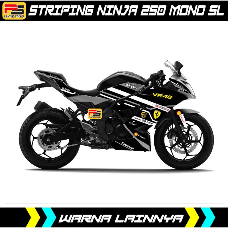 Striping NINJA 250 MONO SL/KAWASAKI NINJA RR 250 MONO SL