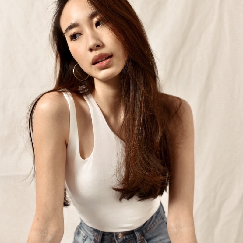 Felt.bkk Seoul tank top เสื้อไหล่เดียว ปาดไหล่ เปิดไหล่ข้างเดียว