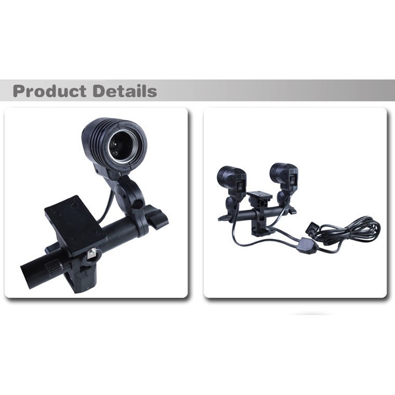 E27 2 in 1 lamp holder หัวต่อไฟสตูดิโอ 2 in 1 E27 Socket lamp holder 100V-240V ราคา ถูกที่สุด ดีลบีเคเค แกลเลอรีภาพที่ 8