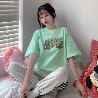 2021 new summer short sleeve womens T-shirt loose Korean Harajuku BF student half sleeve top clothes