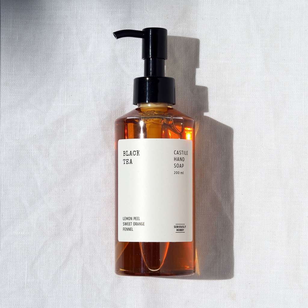 สบู่น้ำมันธรรมชาติ 'BLACK TEA' สำหรับล้างมือ / กลิ่น 02 'LEMON SUMMER' ถนอมมือ ไม่มีสารเคมี