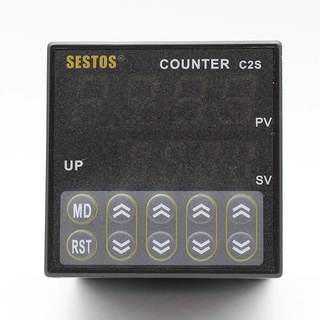 Sestos สวิตช์นับจํานวนดิจิทัล 12-24V CE C2S-R-24 คุณภาพสูง