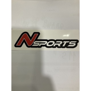 Sticker Nsports แบบตัวหนังสือยาว 12.5CM