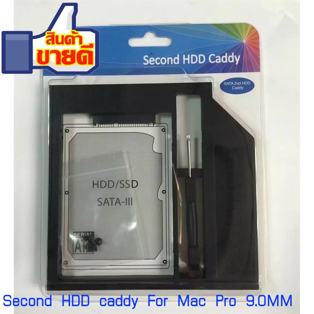 Second HDD Caddy 9mm SATA Second HDD SSD Hard Drive Caddy for Laptop CD