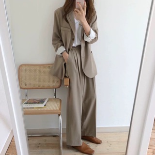 Aroma blazer w/t trouser set #preorder