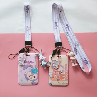 เชือกคล้องคอ Delu card sleeve สายคล้องบัตร สายคล้องบัตรพนักงาน SANRIO ชินนาม่อน snoppy สนูปปี้ มอนเตอร์อิ้งค์ หมีพู