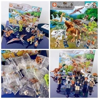 ของเล่นสำหรับเด็ก โมเดลไดโนเสาร์ ตัวต่อไดโนเสาร์ขนาดปกติ บล๊อคตัวต่อ