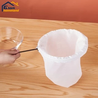 ถุงผ้ากรองชา Tea Filter มีซิป ถอดซักได้ มีหลายขนาด วางบนถังชาได้เลย ด้ามจับสแตนเลส เหมาะสําหรับร้านชานมร้านกาแฟ