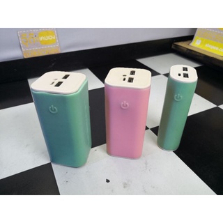 XOBWAR Power bank 10400 mAh (บอดี้สวย แบตเก็บไฟฉายดี ยูเอสบีออก)​usb  2.1A, 1A