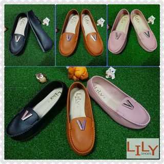 Size 30-45 รองเท้าคัทชู แบบตัว V สวยๆ Lily Shoes [โค้ด SEUSW722  ลดสูงสุด 20% ไม่มีขั้นต่ำ]