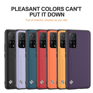 For Xiaomi mi 10T Pro Case Leather Back Phone Cover Casing Android Xiomi Xiaomi mi 10 T T10 mi10T Pro 10TPro Bumper Silicone Shockproof Fashion luxury leather business phone case