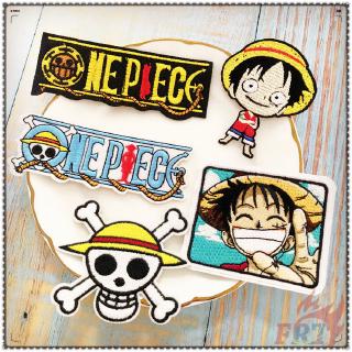 ✿ Anime：ONE Piece Patch Set ✿ 5Pcs/set DIY Embroidery Patch Sew On Iron On Badges Patches