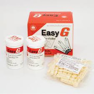 แผ่นวัดน้ำตาล EASY G แผ่นวัด 2x25S+เข็ม 50s