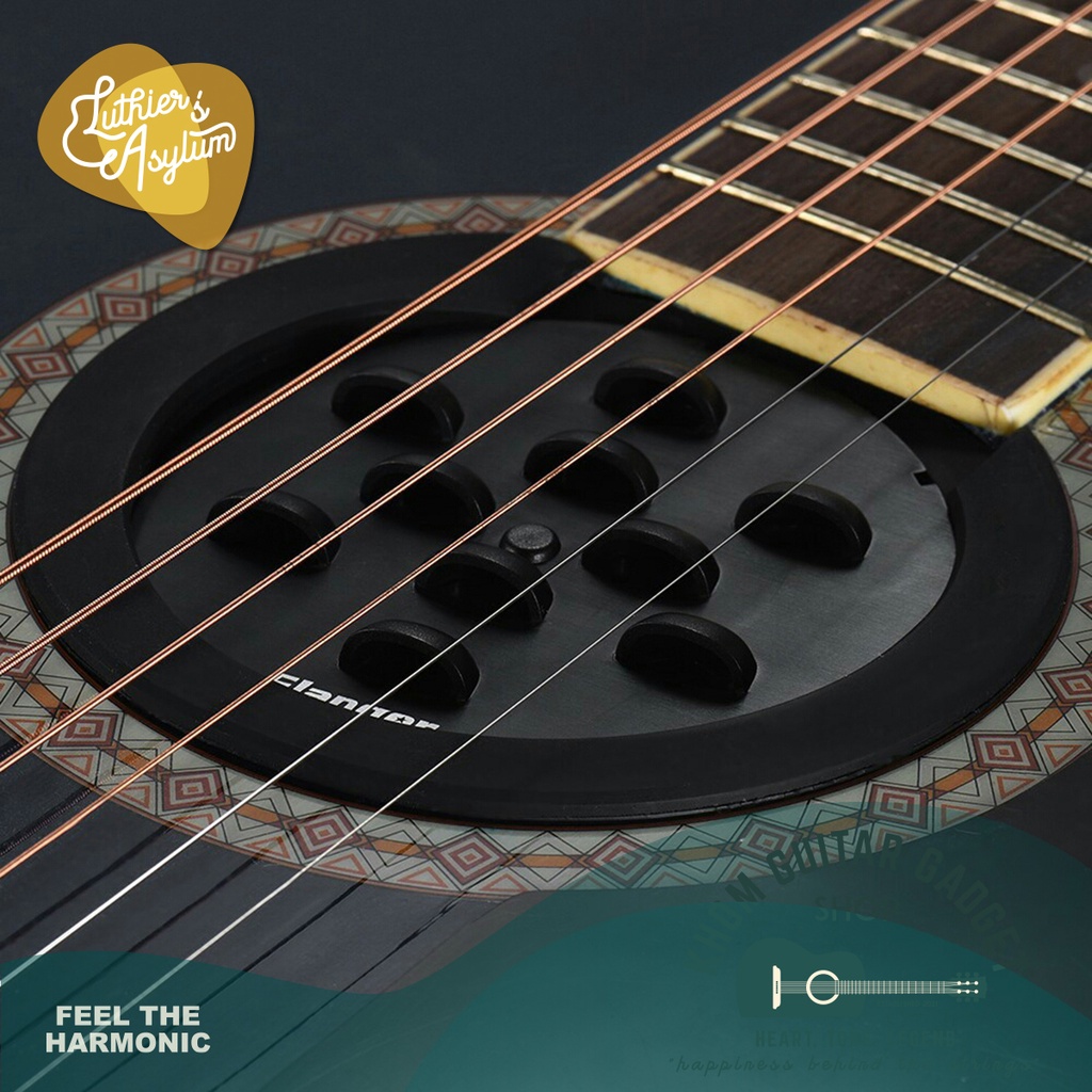สต็อคไทย ส่งเร็ว อุปกรณ์ปิด Sound hole กีตาร์ ⌀10 ซม. ป้องกัน feedback แบบปรับช่องเสียงได้