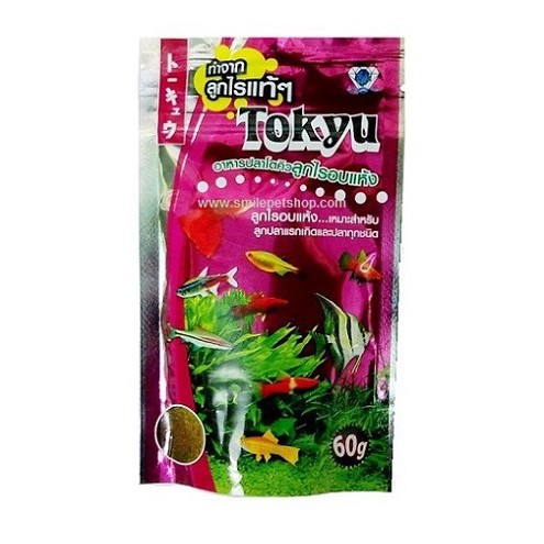 ลูกไรอบแห้ง Tokyu ขนาด 60 กรัม (ละเอียด)