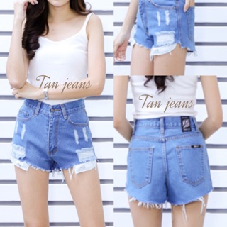 Tanj jeans2012 ขาสั้นยีนส์ผ้าไม่ยืด กระเป๋าแรฟ