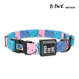 ISPET - lightweight+Series Collar (CL0074)  ปลอกคอสุนัข สีฟ้า-ชมพู