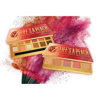 W7 Lifes a Peach The Juiciest Of Peaches Cheek &amp; Face Palette