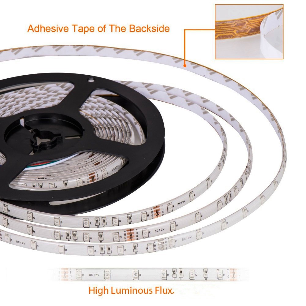 ไฟ led ติดผนัง ไฟ LEDแบบเส้น แบบสายยาวสำหรับแต่งบ้าน LED Strip with Remote