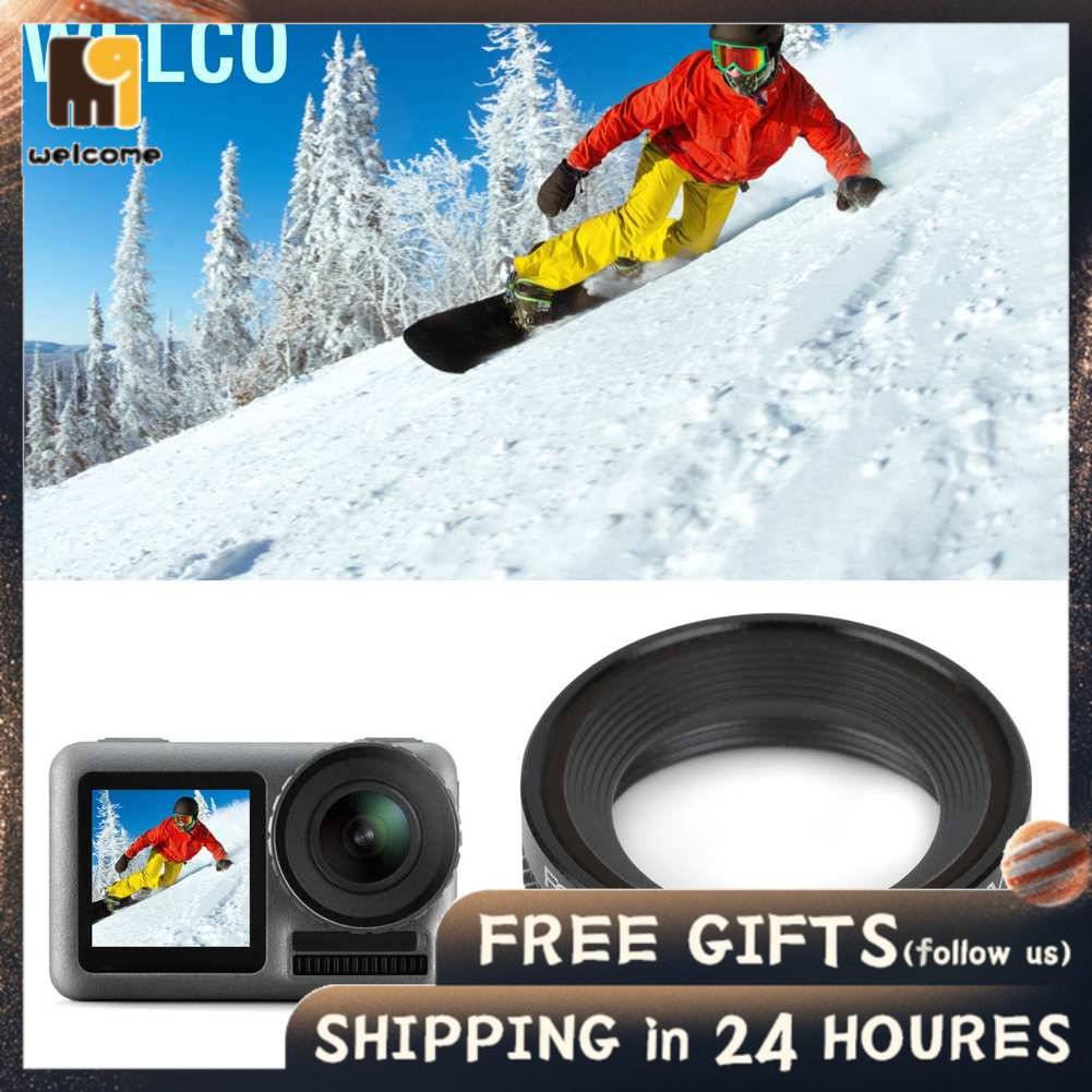 ฟิลเตอร์เลนส์ UV กระจกป้องกันอุปกรณ์เสริมกันน้ําสําหรับ OSMO ACTION Motion Camera