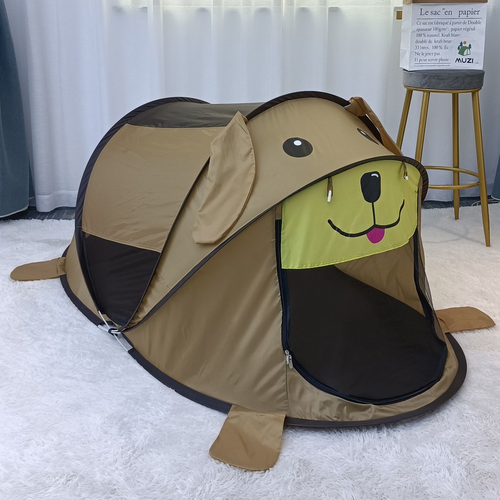 Forever Star Kids Tent Cute Dog Little Yellow Duck Portable Foldable