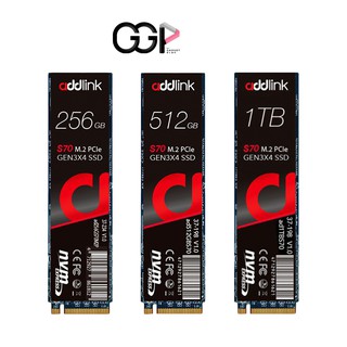 [กรุงเทพฯ ด่วน 1 ชั่วโมง]ADDLINK S70 [256GB | 512GB | 1TB] SSD NVMe PCIe Gen3  - ประกันศูนย์ไทย Ascenti 5 ปี