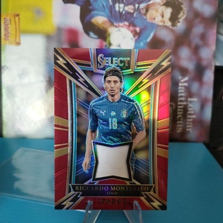 2017-18 Panini Select Soccer Sparks Italy Riccardo Montolivo ชิ้นส่วนผ้า PW  /199