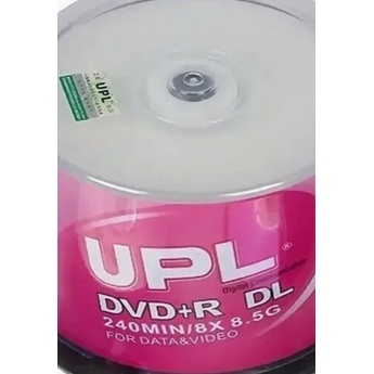 DVD+R DL 8.5GB UPL Inkjet Printable (pack 50.)
