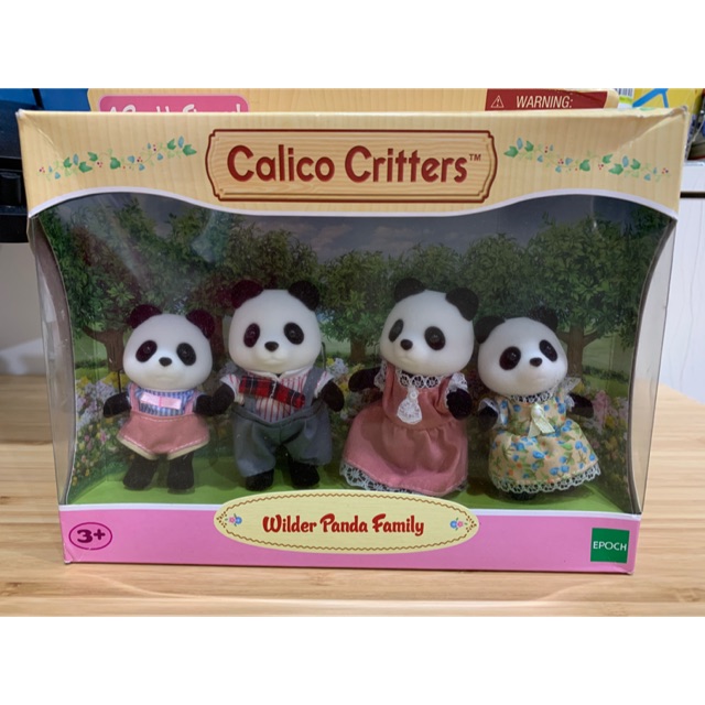 Sylvanian Families Calico Critters The Wilder Panda Bear Family 