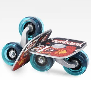 🛹skateboards รุ่นใหม่ กระดานดริฟท์ สเก็ตบอร์ด กระดานอลูมิเนียม แฟชั่นสเก็ตบอร์ด สองชิ้นกระดานดริฟท์ สำหรับผู้ใหญ่และเด็ก